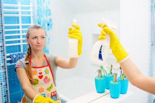 Professional house clearance team working in a Finchley home