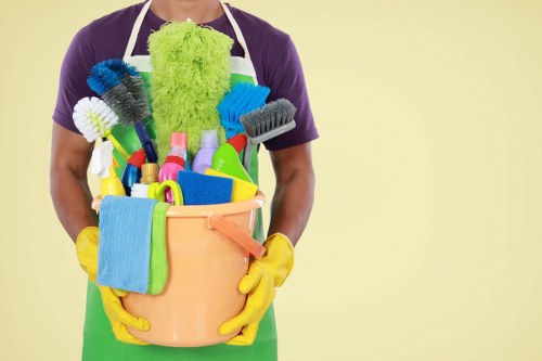 Professional office cleaning in Finchley reception area