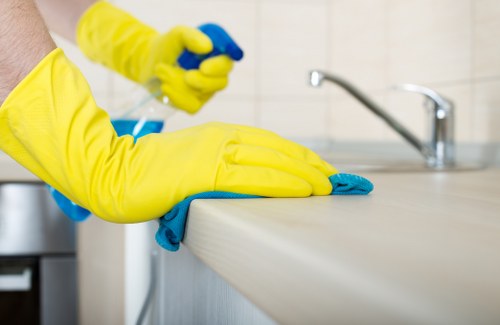 Commercial cleaners in Finchley maintaining a clean office and business environment