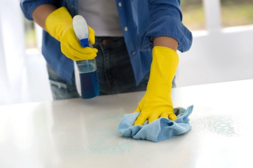 Safe and tidy oven cleaning service in a Finchley kitchen